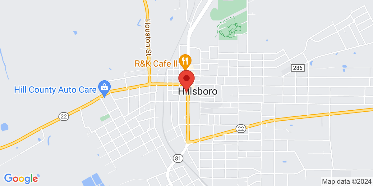 Map of Hillsboro City Library